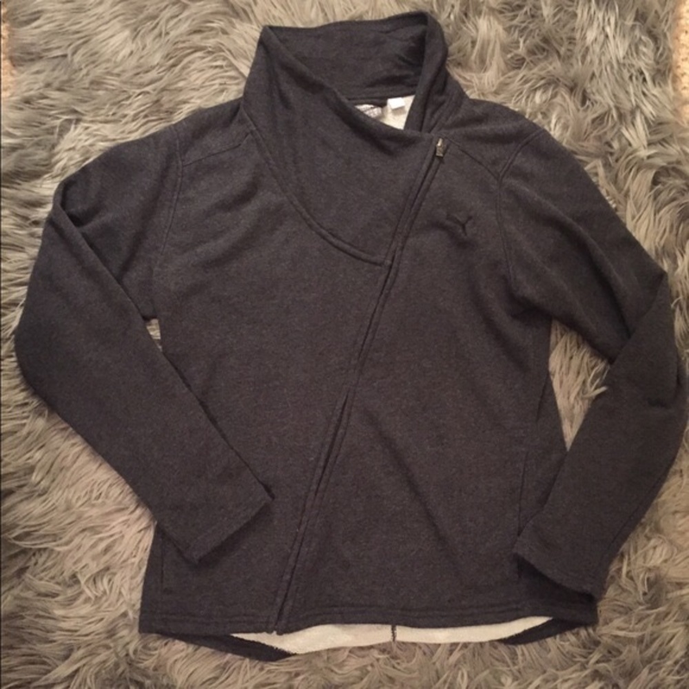NWT Puma asymmetrical zip jacket, S